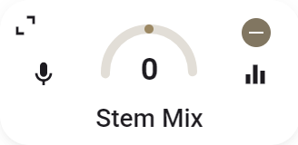 Collapsed Stem Mix card in Side
